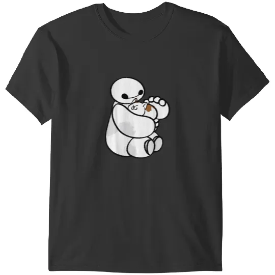 Disney Big Hero 6 Baymax Cat Cute Portrait T-Shirts