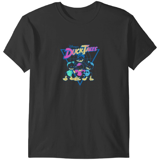 Disney DuckTales  Neon Outlines Group Shot Distr T-Shirts