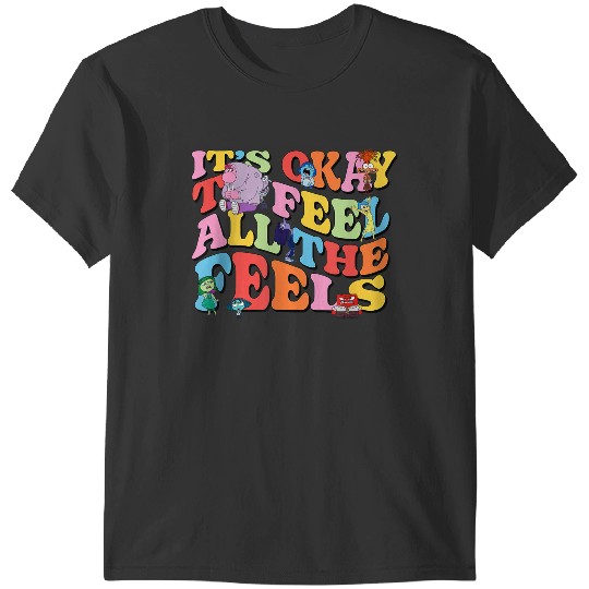 Disneyss Pixars Inside Out 2 Its Okay To Feel All The Feels T-Shirts
