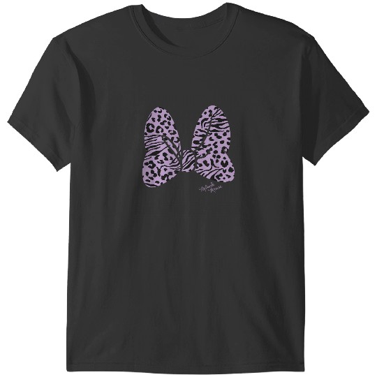 Disney Minnie Mouse Feline Animal Print Classic T-Shirts