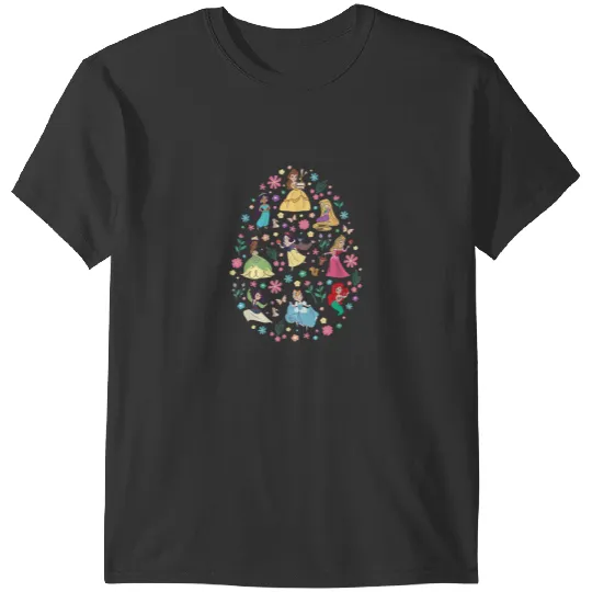 Disney Princess Spring Flower Filled Easter Egg T-Shirts