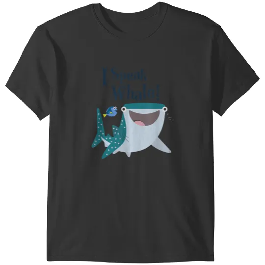Disneyss Pixars Finding Dory Destiny Dory I Speak Whale Logo T-Shirts