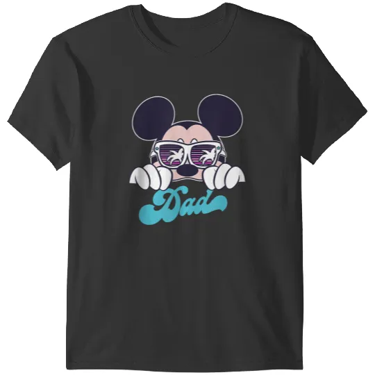 Disney Mickey And Friends Cool Mickey Summer Vibes Dad Logo T-Shirts
