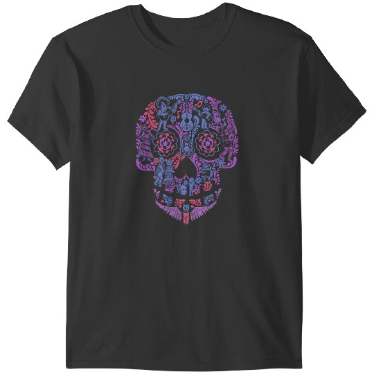 Disney Pixars Coco Floral Skull Story T-Shirts