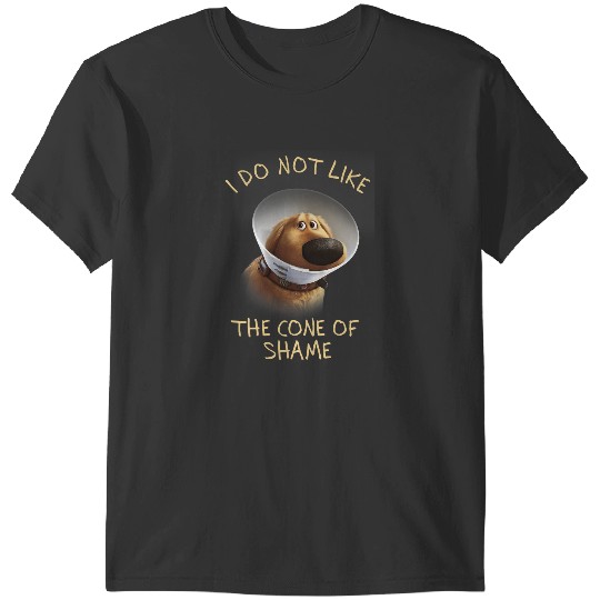 Disney Pixars Up Dug Sad Cone Of Shame Graphic T-Shirts