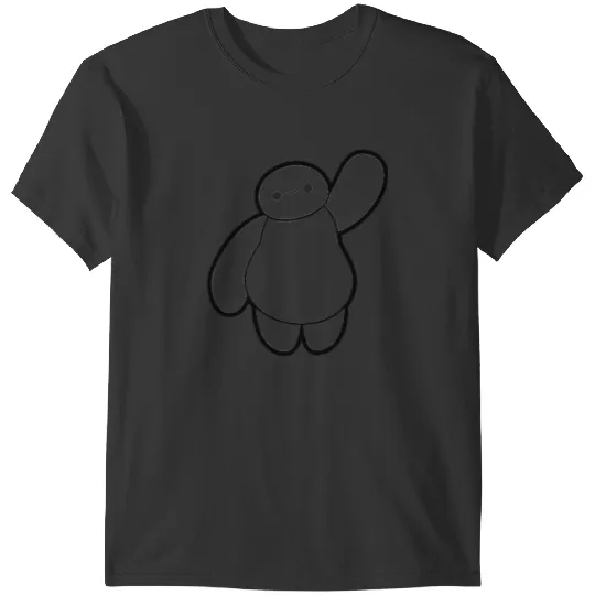 Disneyss Big Hero 6 Baymax Waiving Pocket T-Shirts