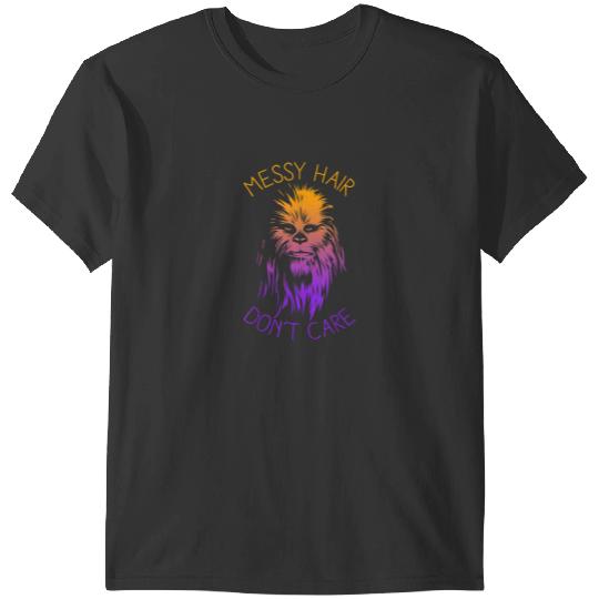 Chewbacca Messy Hair Don't Care Disney+ T-Shirt T-Shirts