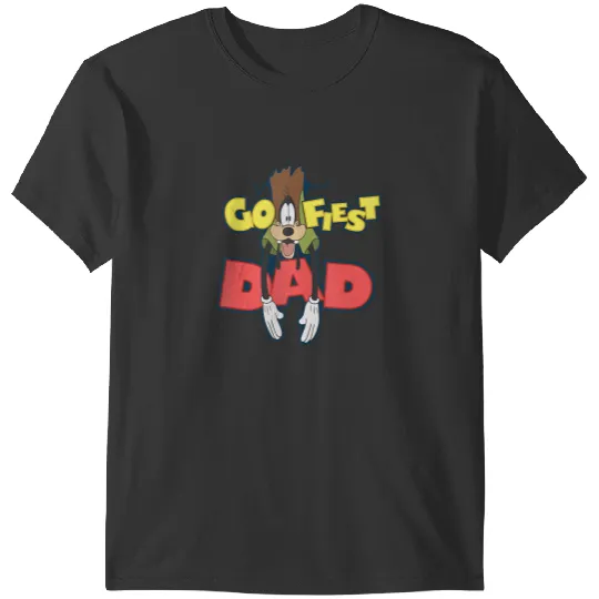 Disney A Goofy Movie Goofy Goofiest Dad Logo Fathers Day Tank Top T-Shirts