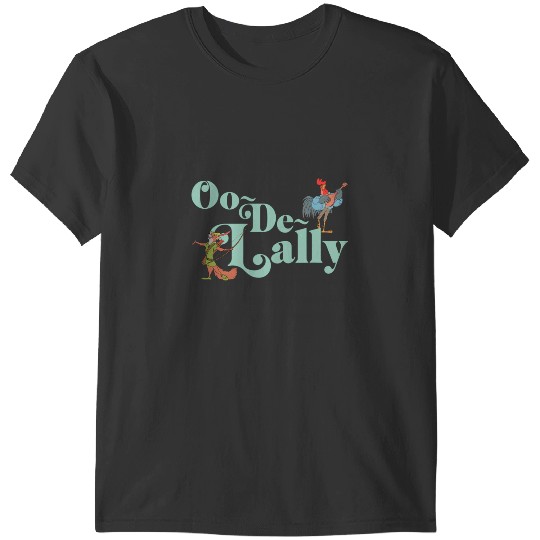 Disney Robin Hood Oo-De-Lally Iconic Quote Chest Text Logo T-Shirts