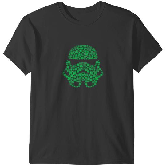 Stormtrooper Clovers St. Patrick's Day Disney+ T-Shirt T-Shirts