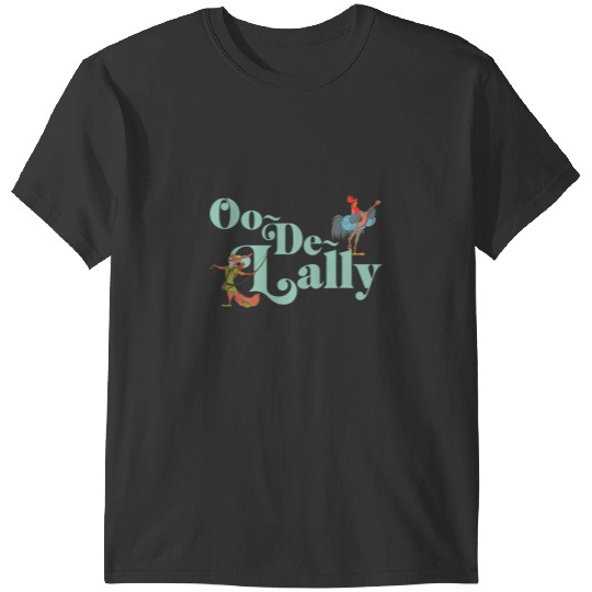 Disney Robin Hood Oo-De-Lally Iconic Quote Chest Text Logo T-Shirts