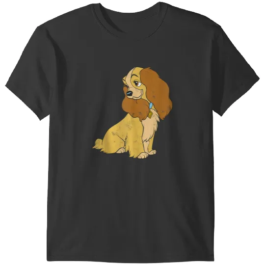 Disneyss Lady And The Tramp Lady Simple Portrait T-Shirts