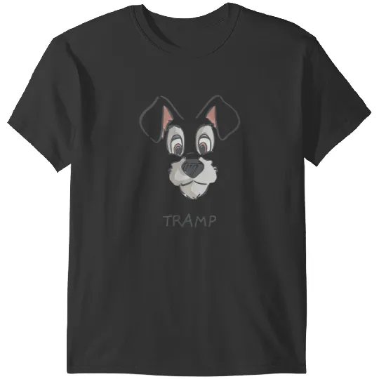 Disneyss Tramp Drawing Lady And The Tramp Costume T-Shirts