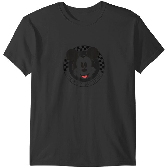 Disney Mickey And Friends Mickey Mouse Checkerboard Circle Short Sleeve T-Shirt For unisex-child, Small T-Shirts