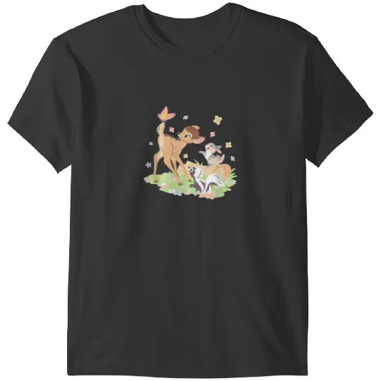 Disney Bambi Thumper Flower Pastel Spring Easter T-Shirts