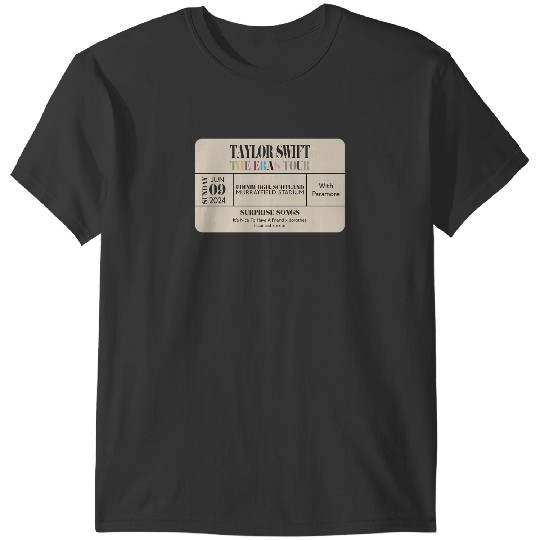 Discover edinburgh n3 eras tour commemorative ticket T-Shirts