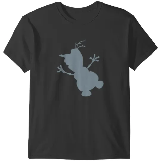 disney frozens Pocket Olaf Silhouette T-Shirts