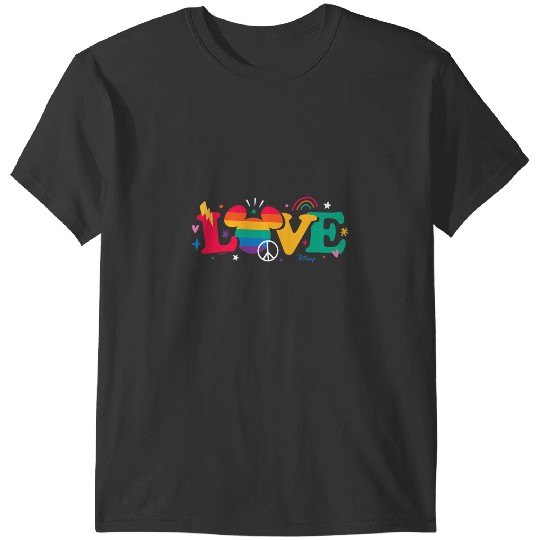 Disney Pride - Love Rainbow Mickey Ears T-Shirts