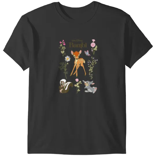 Disney Bambi And Friends Flower Thumper Big Chest Logo T-Shirts
