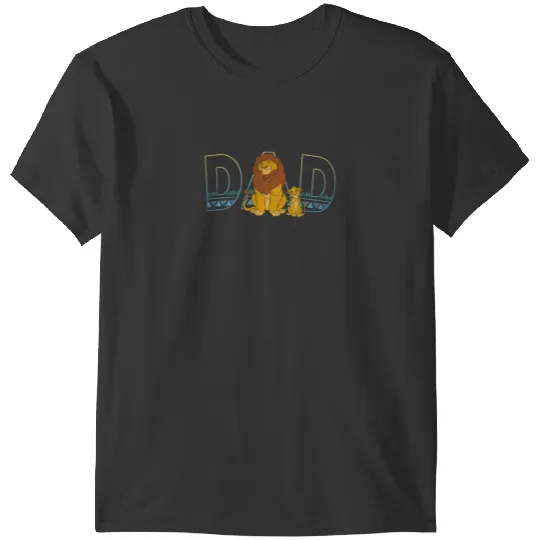 Disney The Lion King Simba and Mufasa Dad T-Shirts