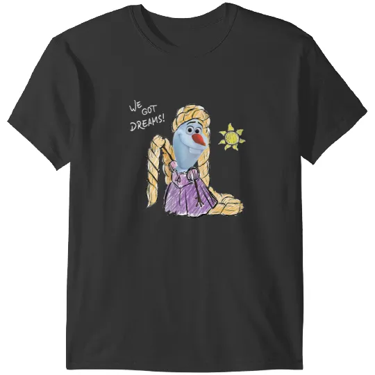 Disney Olaf Presents Tangled Rapunzel We Got Dreams T-Shirts