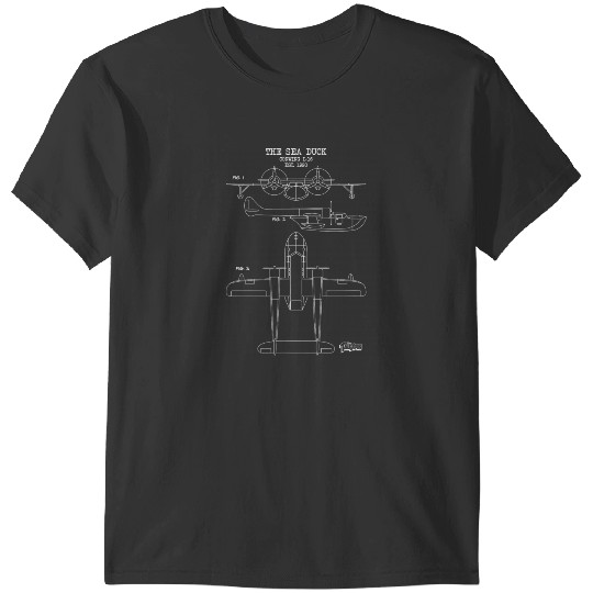Disney Talespin The Sea Duck Blueprint T-Shirts