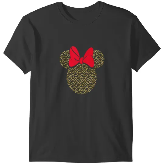 Disney Minnie Mouse Dotted Gold Icon Tank Top T-Shirts
