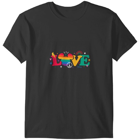 Disney Pride - Love Rainbow Mickey Ears T-Shirts