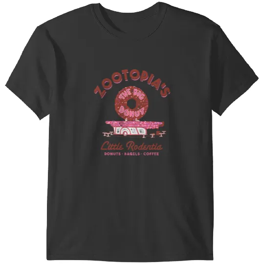 Disney Zootopia The Big Donut Coffee Shop T-Shirts
