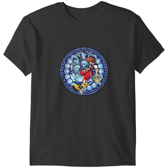 Disney Kingdom Hearts Sora Keyblade Mosaic T-Shirts