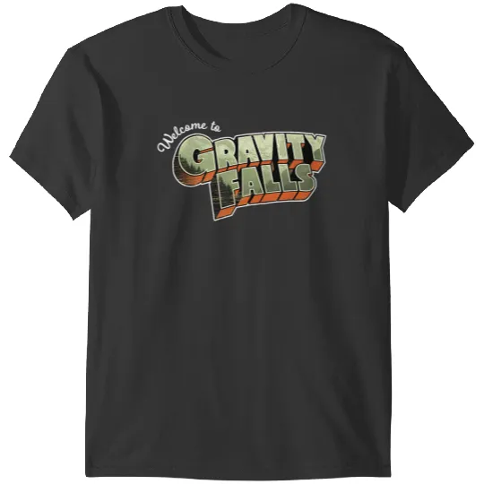 Disneyss Gravity Falls Welcome To Gravity Falls Logo T-Shirts
