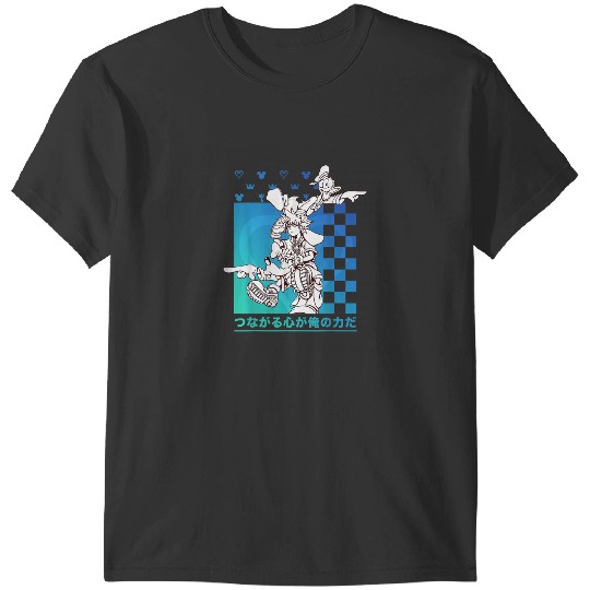 Disney Kingdom Hearts Sora Donald Goofy Kanji Ch T-Shirts