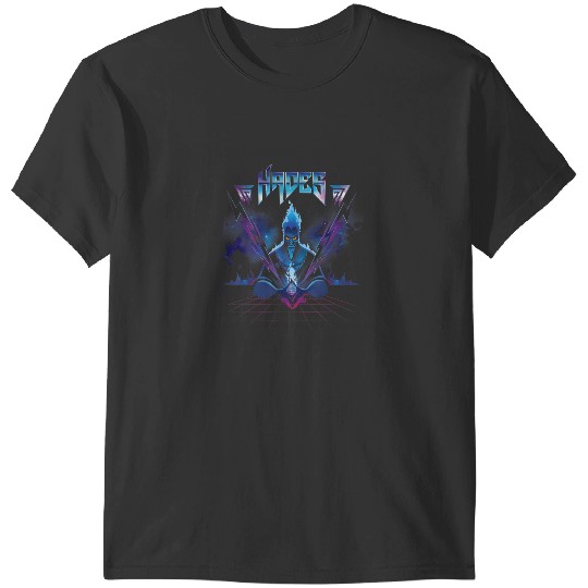 Disney Villains Hades Rock Portrait T-Shirts