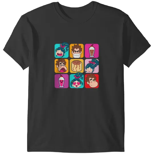Disney Wreck-It Ralph Vanellope Ralph & Desserts Panels T-Shirts