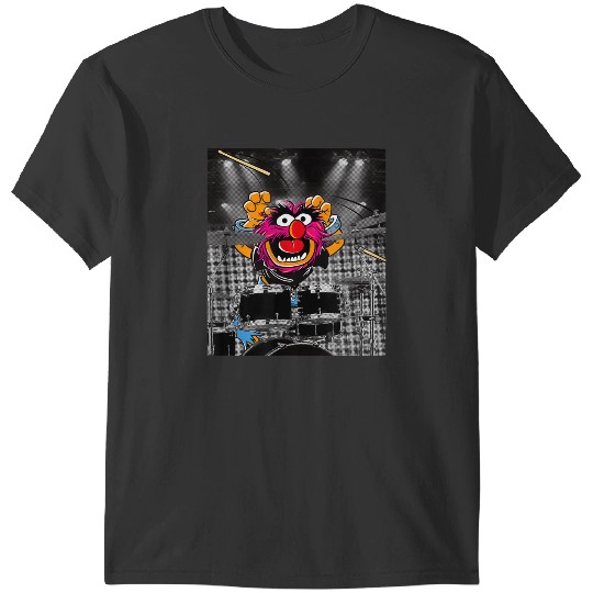 Disneyss The Muppets Animal Vintages Retro Metal Drummer Poster T-Shirts