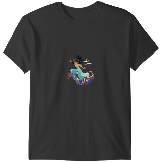 Disneyss Aladdin Princess Jasmine Magic Carpet Pose T-Shirts