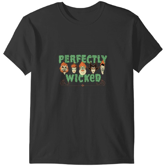 Disney Villains Spooky Squad Perfectly Wicked Halloween T-Shirts