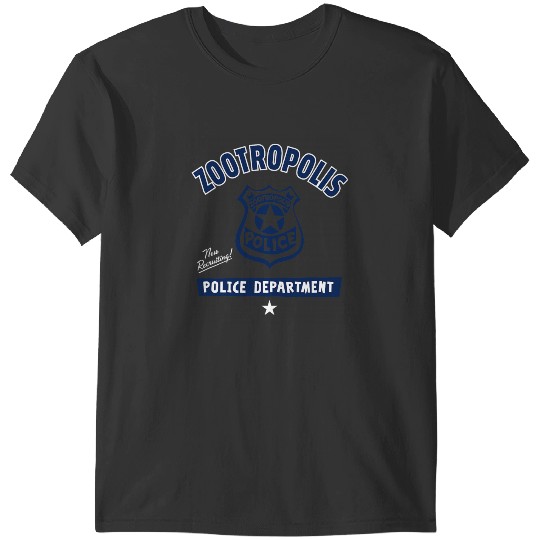 Disney Zootopia  Zootropolis Police Department Badge T-Shirts