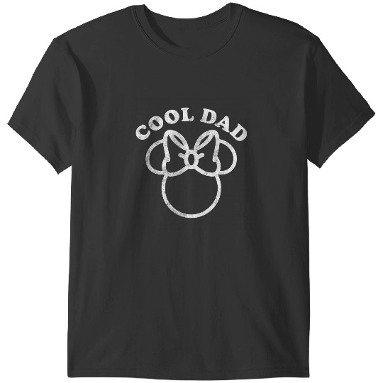 Disney Minnie Mouse Father's Day Girl Cool Dad Distressed T-Shirts