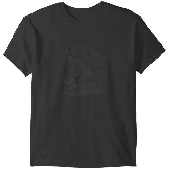 Disney Bambi And Friends Faline Thumper Distressed Sketch T-Shirts