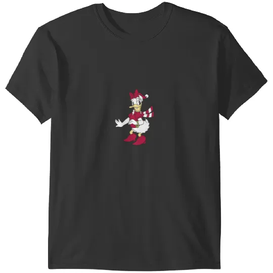 Disneyss Daisy Duck Classic Christmas Portrait T-Shirts