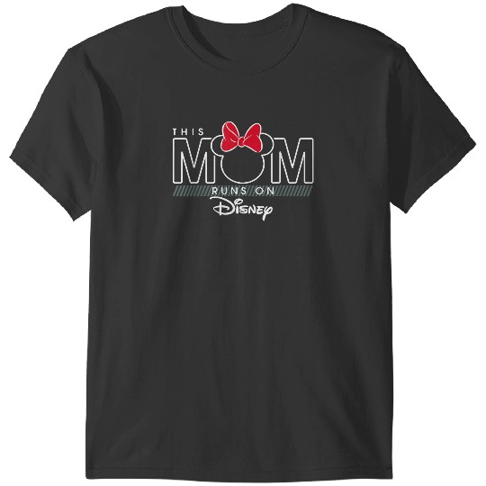 Disney Minnie Mouse This Mom Runs on Disney T-Sh T-Shirts