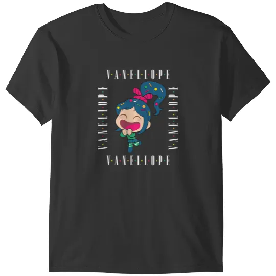 Disney Wreck-It Ralph Chibi Vanellope Excited Portrait T-Shirts