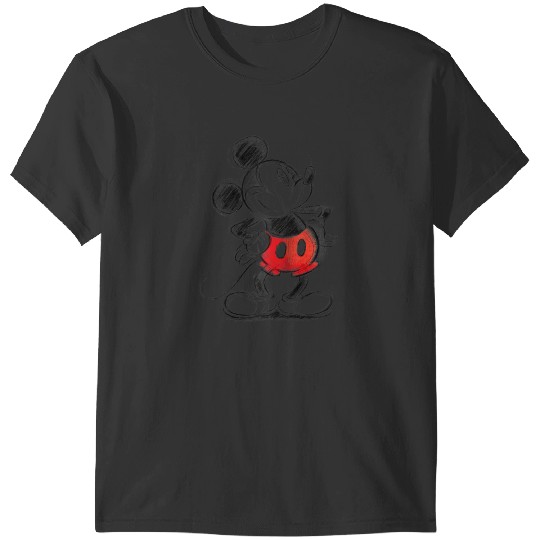 Disney Mickey Mouse Sketch Raglan Baseball Tee T-Shirts