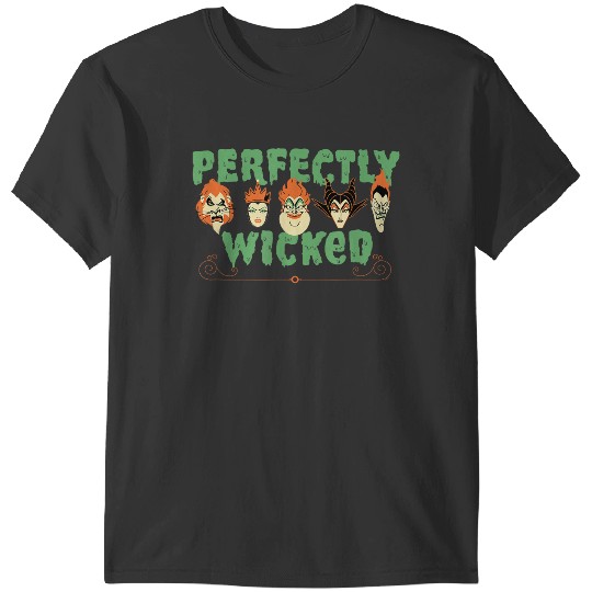 Disney Villains Spooky Squad Perfectly Wicked Halloween 2024 T-Shirts