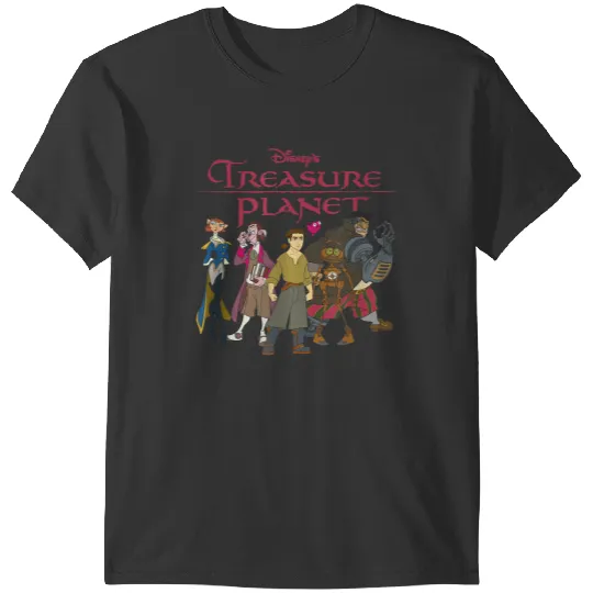 Disneyss Treasure Planet Vintages Movie Poster Group shots T-Shirts