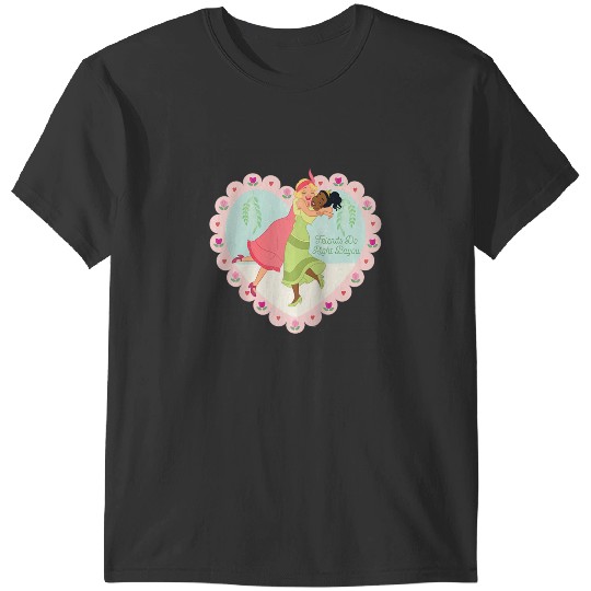 Disney Princess Frog Tiana Charlotte Friends Do Right Bayou Raglan Baseball Tee T-Shirts