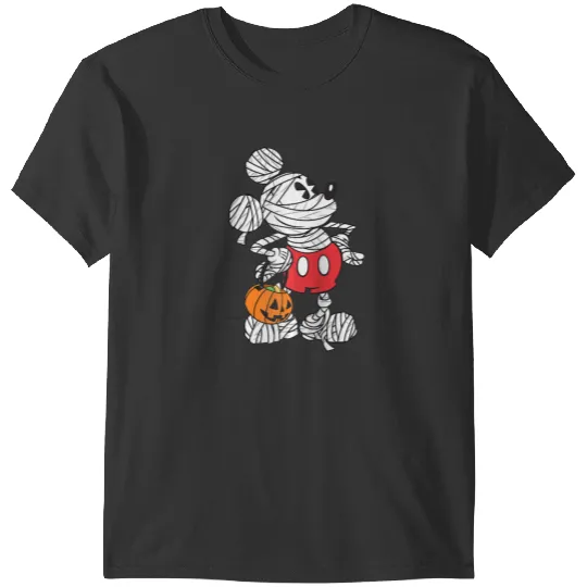 Disney Retro Mickey Mouse Mummy Halloween Raglan Baseball Tee T-Shirts