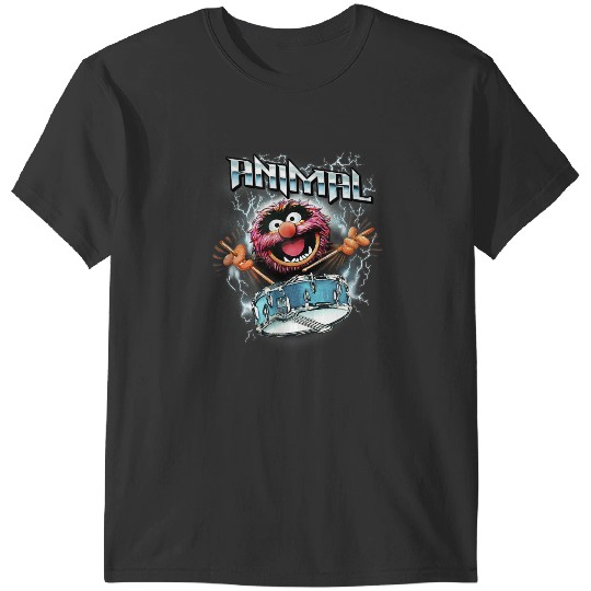 Disneyss The Muppets Animal Electrifying Epic Drumroll Poster T-Shirts