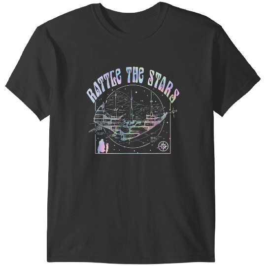 Disneyss Treasure Planet Vintages Rattle The Stars Rainbow Neon T-Shirts